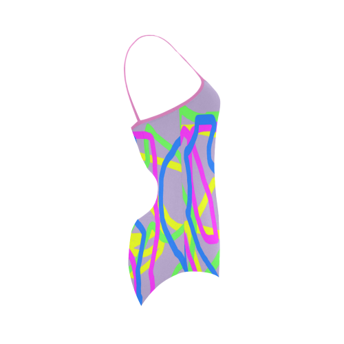 Pop Art Н Strap Swimsuit ( Model S05)