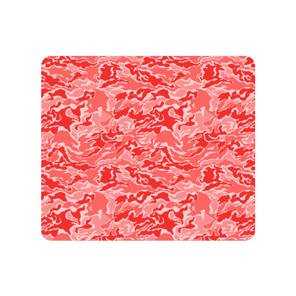Camo Red Camouflage Pattern Print Men's Clutch Purse （Model 1638）