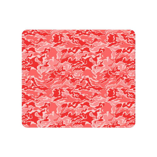Camo Red Camouflage Pattern Print Men's Clutch Purse （Model 1638）