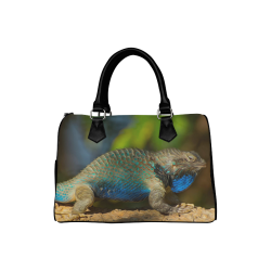 Colorful Lizard Boston Handbag (Model 1621)