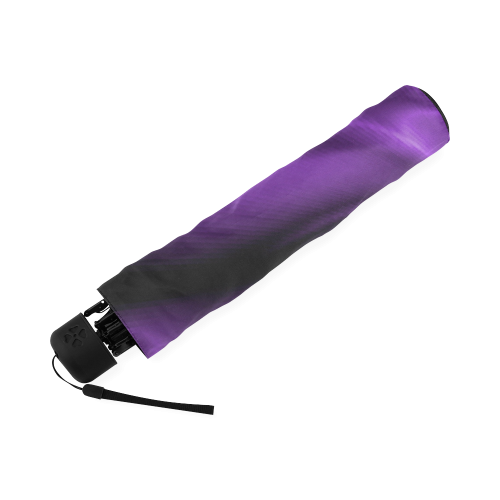 Lilac Shiny Swirl Foldable Umbrella (Model U01)