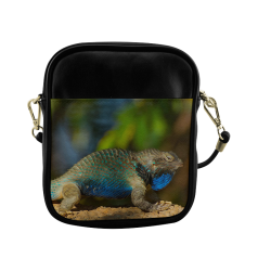 Colorful Lizard Sling Bag (Model 1627)