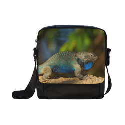 Colorful Lizard Crossbody Nylon Bags (Model 1633)