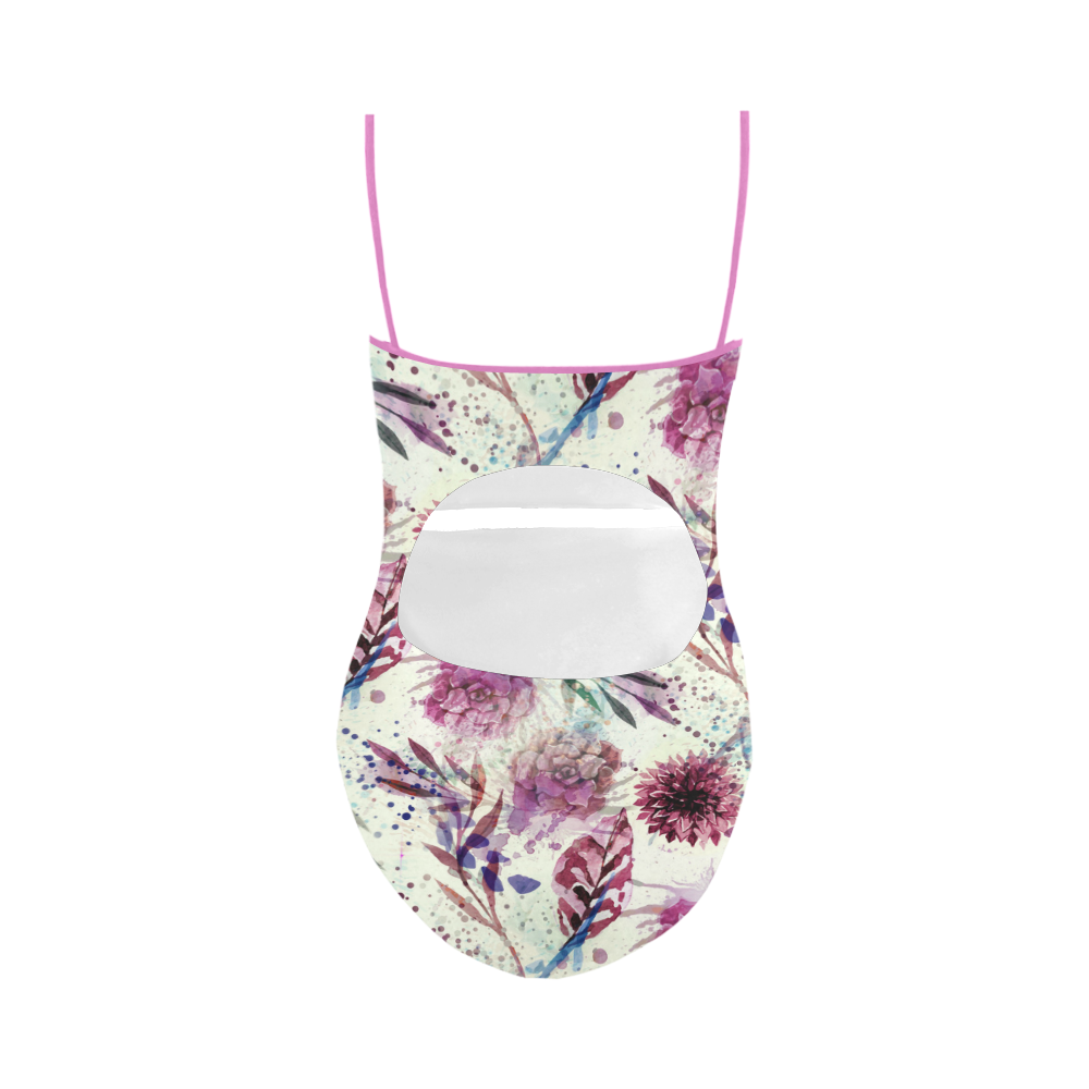 Floral Bow-Strap Swimsuit