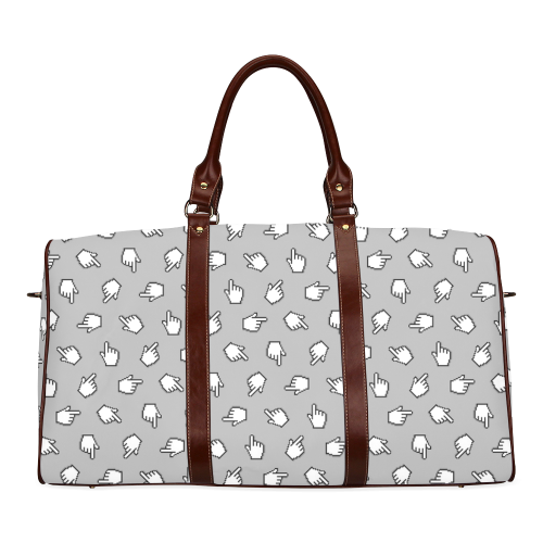 Link Me Pattern Waterproof Travel Bag/Large (Model 1639)