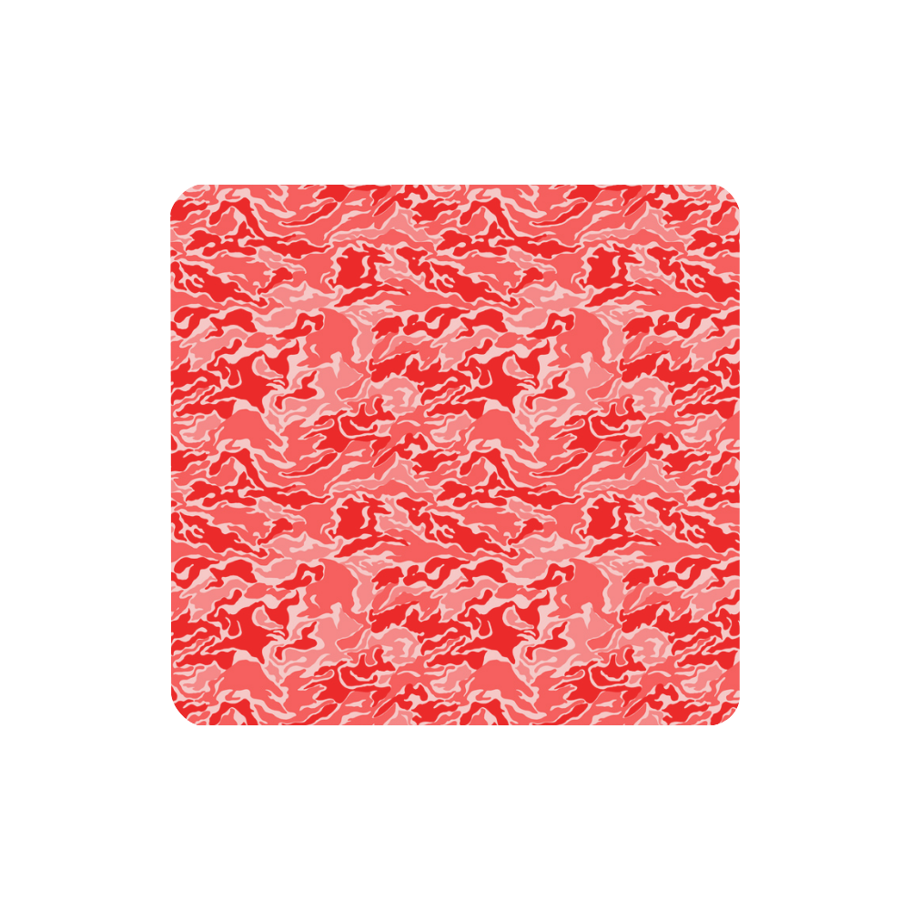 Camo Red Camouflage Pattern Print Women's Clutch Wallet (Model 1637)