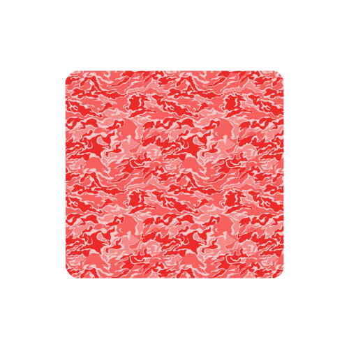 Camo Red Camouflage Pattern Print Women's Clutch Wallet (Model 1637)