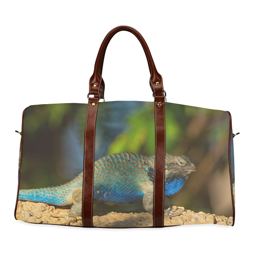 Colorful Lizard Waterproof Travel Bag/Large (Model 1639)