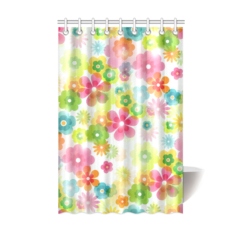 Flowers In A Dream Shower Curtain 48"x72"