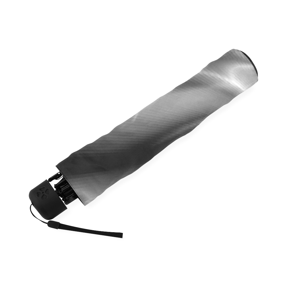 Silver Shiny Swirl Foldable Umbrella (Model U01)