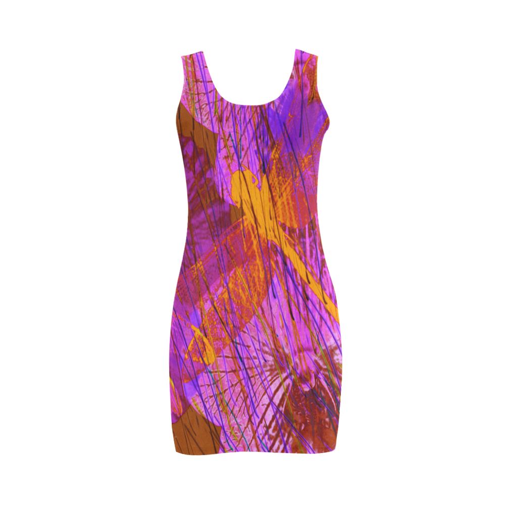 Dragonflies & Flowers Summer YY Medea Vest Dress (Model D06)