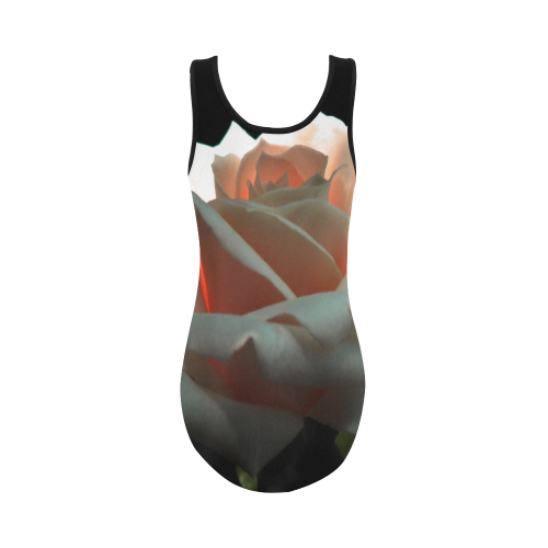 A Beautiful Rose Vest One Piece Swimsuit (Model S04)