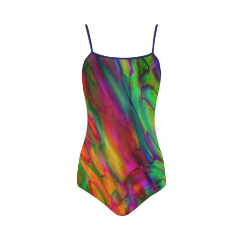 Abstract Strap Swimsuit ( Model S05)