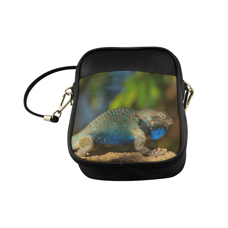 Colorful Lizard Sling Bag (Model 1627)