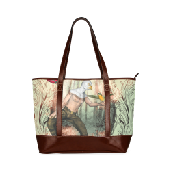 The birdman with birds Tote Handbag (Model 1642)