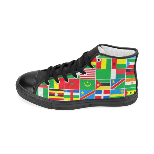 AFRICA Men’s Classic High Top Canvas Shoes (Model 017)