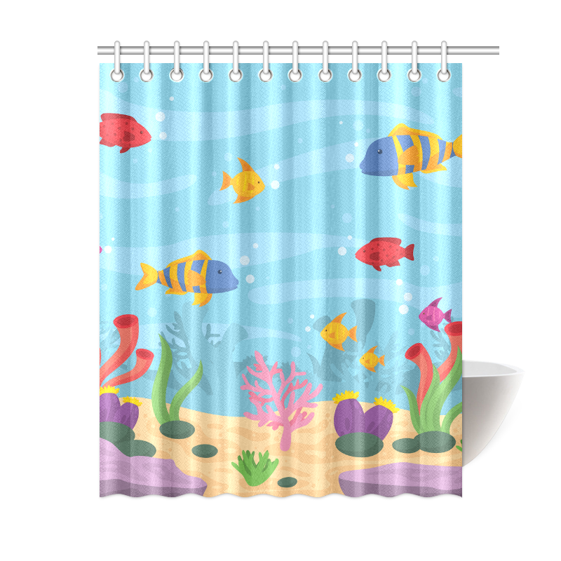 Under the Sea Shower Curtain 60"x72"