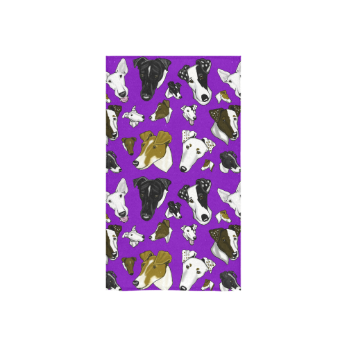 Smooth Fox Terrier purple Custom Towel 16"x28"
