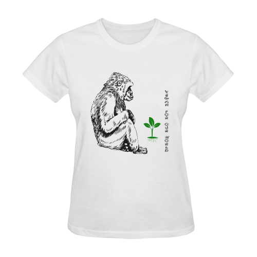 VEGAN FOR OUR WORLD Sunny Women's T-shirt (Model T05)