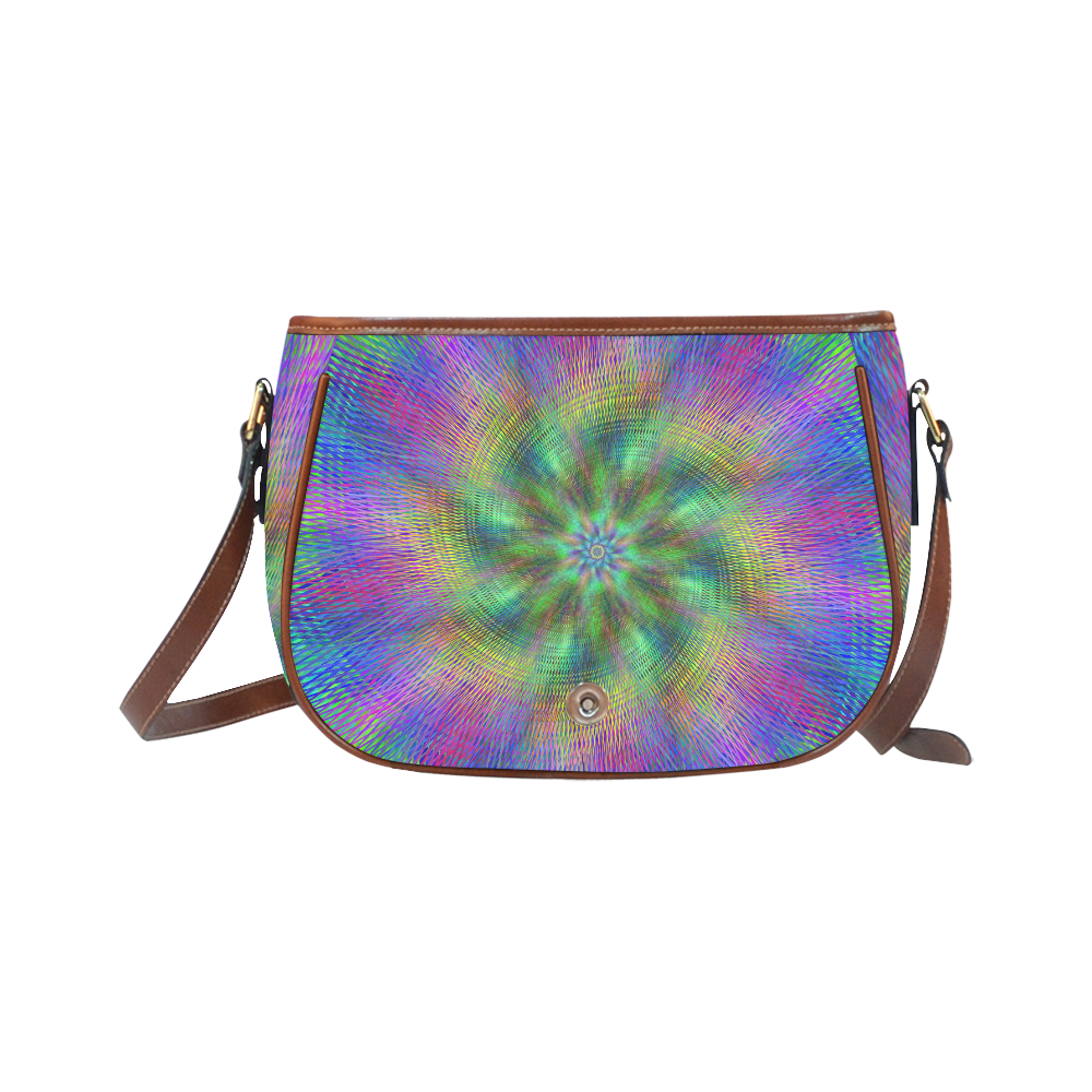 swirl20160601 Saddle Bag/Small (Model 1649) Full Customization