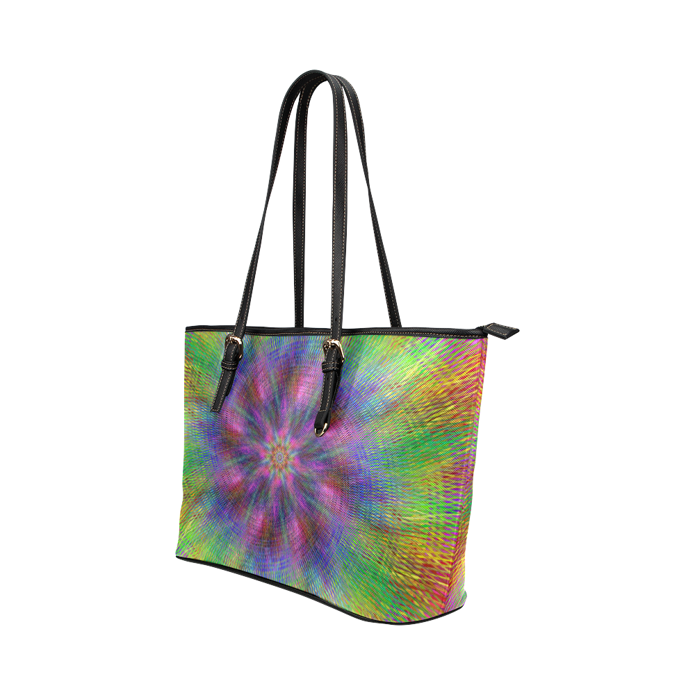 swirl20160602 Leather Tote Bag/Large (Model 1651)