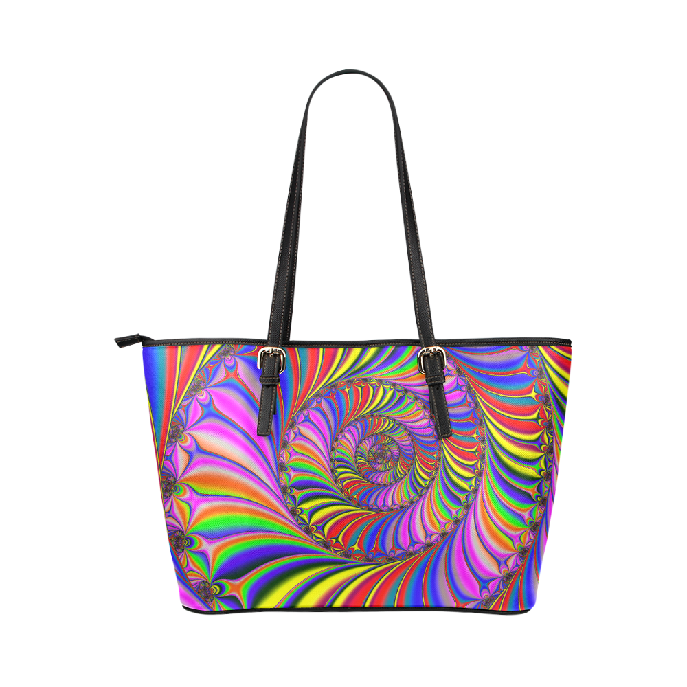 Graphic20151210 Leather Tote Bag/Large (Model 1651)