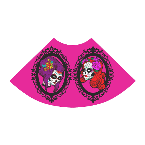 sugar skull babes pink Atalanta Sundress (Model D04)