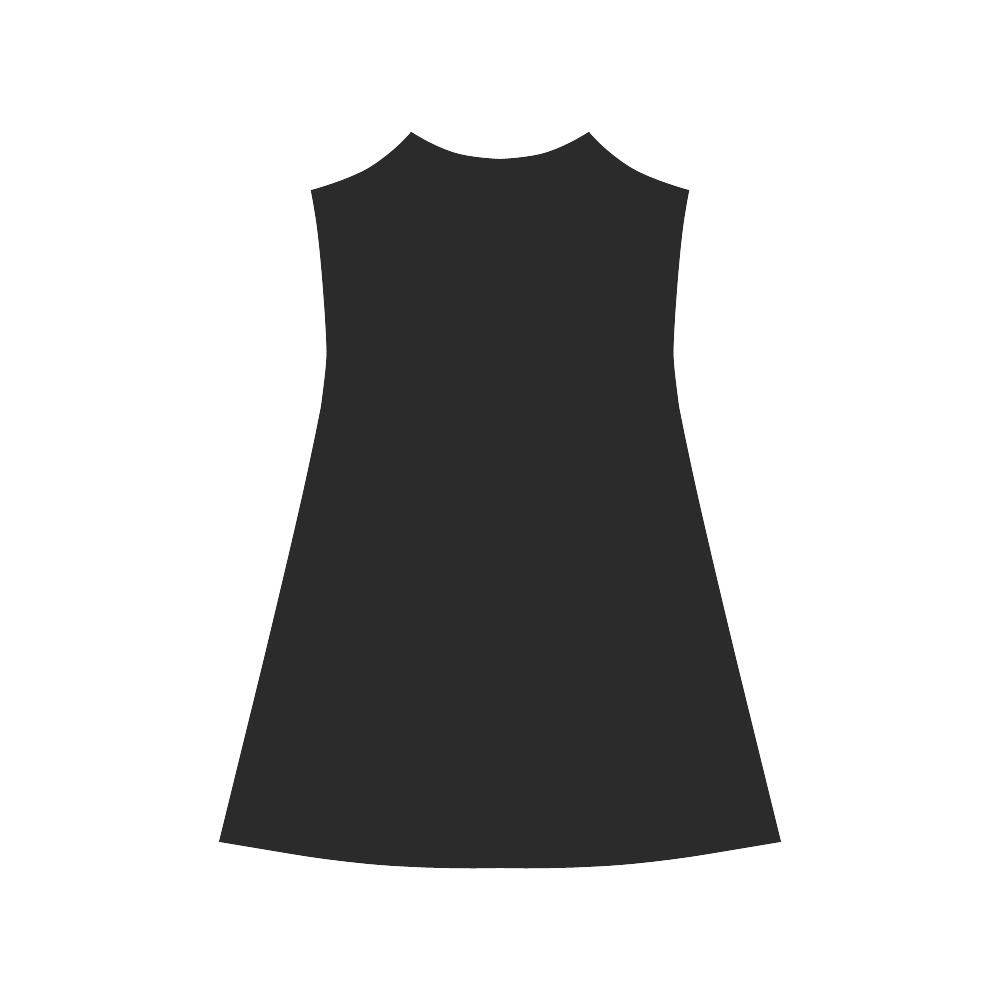 Dark Gothic Skull Alcestis Slip Dress (Model D05)