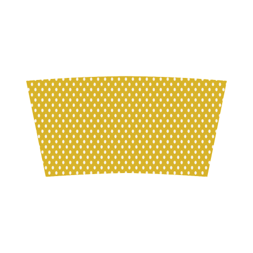 Gold With White Dots Bandeau Top