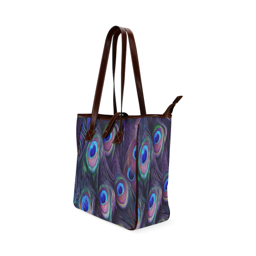 Peacock Feather Classic Tote Bag (Model 1644)
