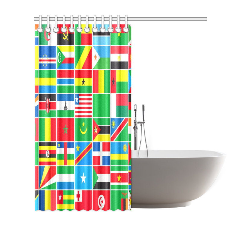 AFRICA Shower Curtain 72"x72"