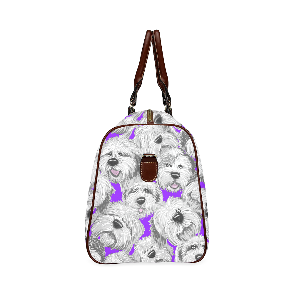 OES heads purple Waterproof Travel Bag/Large (Model 1639)
