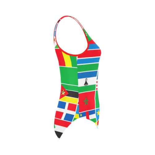 AFRICA Vest One Piece Swimsuit (Model S04)