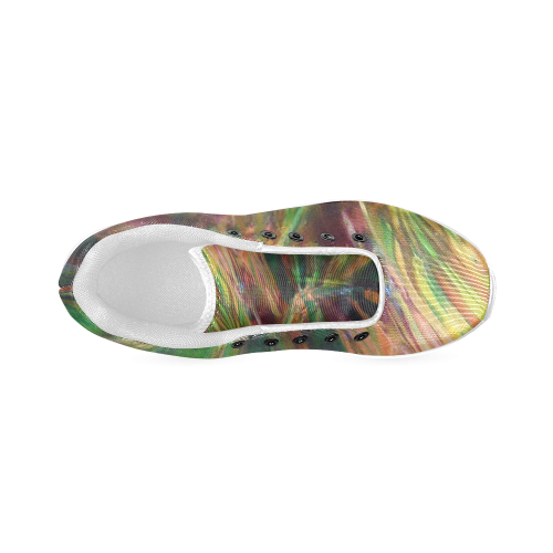 Abstract Colorful Glass Women’s Running Shoes (Model 020)