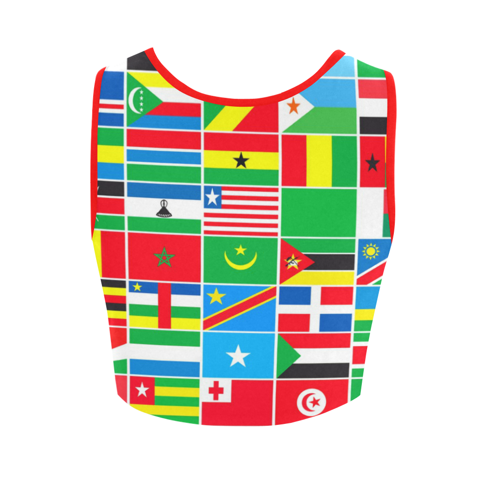 AFRICA Women's Crop Top (Model T42)