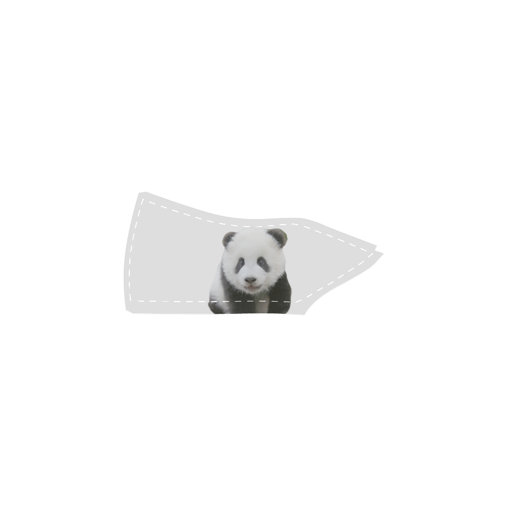 Panda Bear Women's Slip-on Canvas Shoes (Model 019)