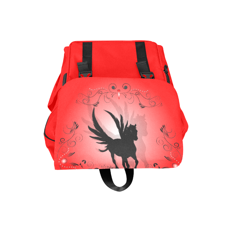 Pegasus silhouette Casual Shoulders Backpack (Model 1623)