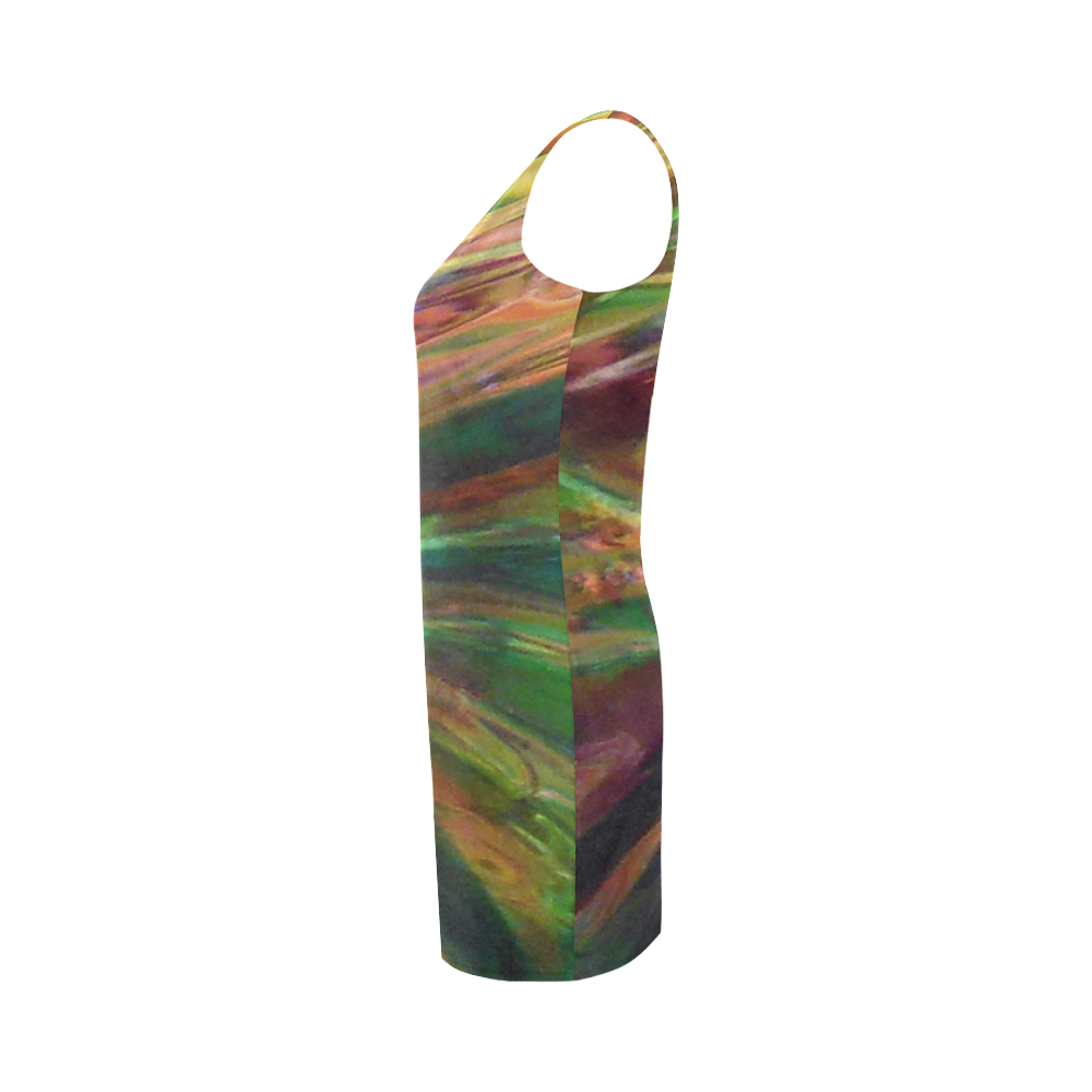 Abstract Colorful Glass Medea Vest Dress (Model D06)