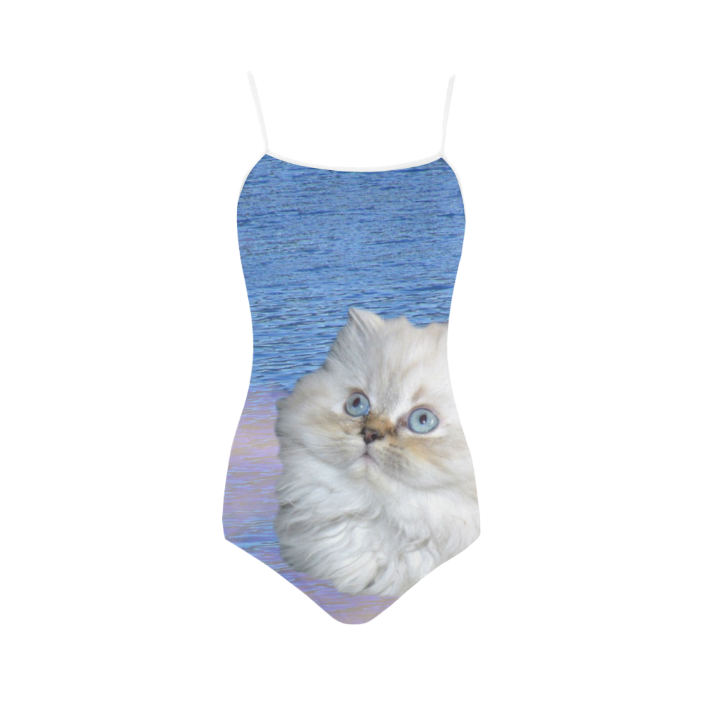 Cat and Water Strap Swimsuit ( Model S05)