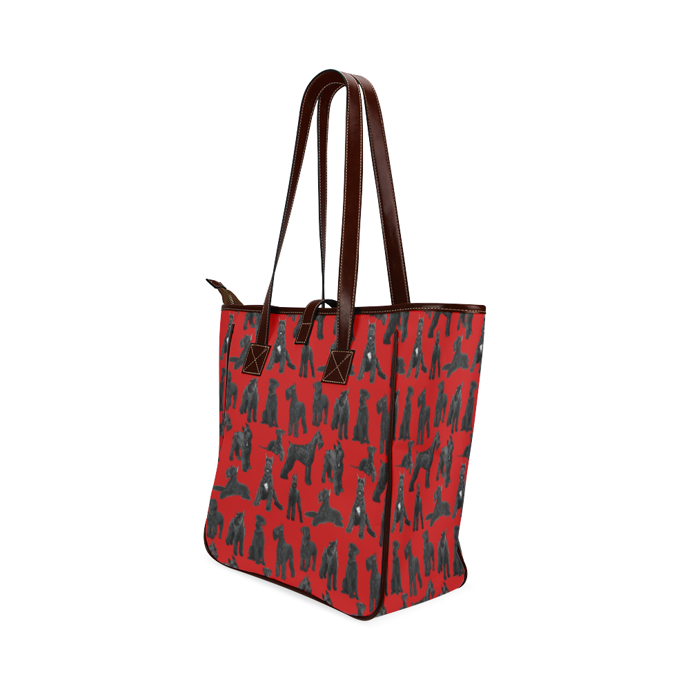 Giant Schnauzer red Classic Tote Bag (Model 1644)