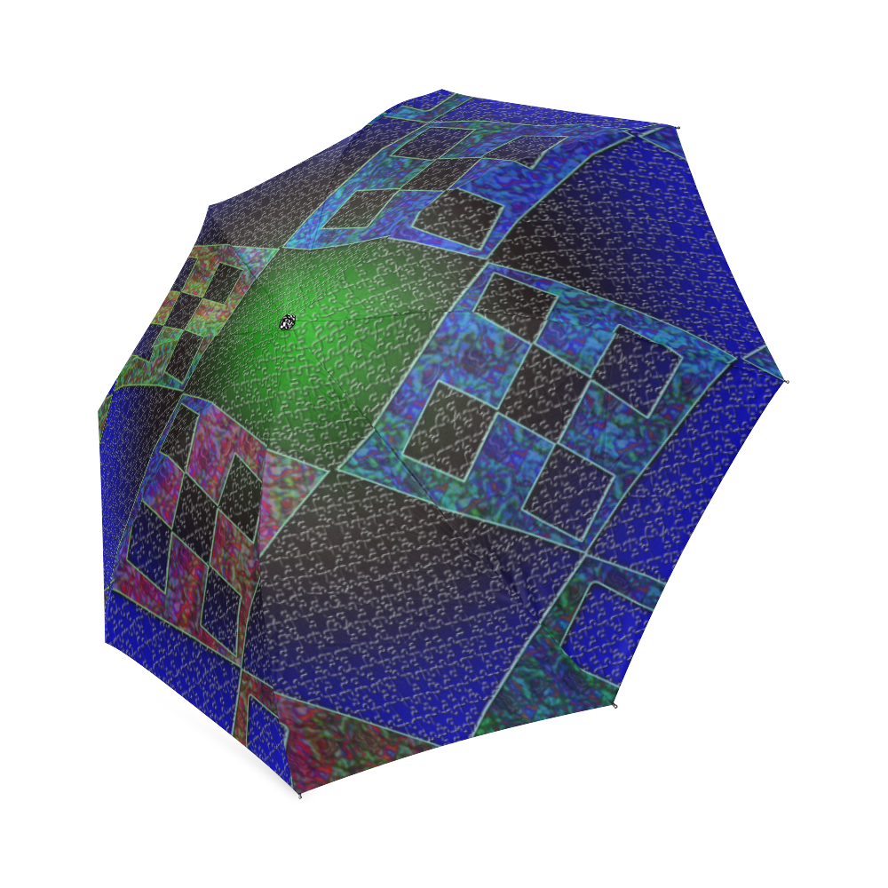 Bluish Elements Foldable Umbrella (Model U01)