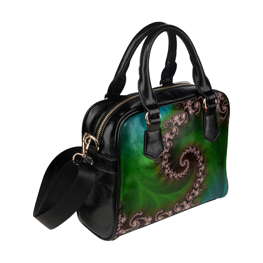 Benthic Saltlife Shoulder Bag - Coral Reef Treasure Hunter Shoulder Handbag (Model 1634)