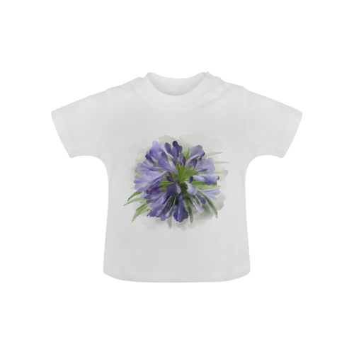 Purple Flower Baby Classic T-Shirt (Model T30)