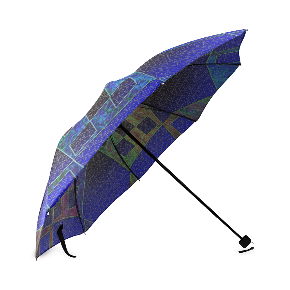 Bluish Elements Foldable Umbrella (Model U01)