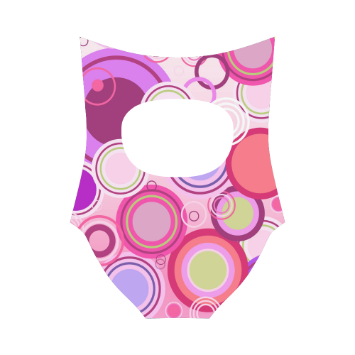 Pink Bubble Pop Strap Swimsuit ( Model S05)