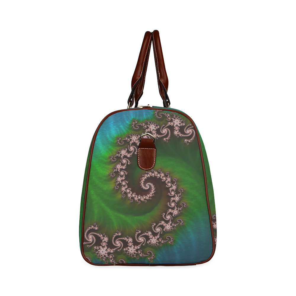 Benthic Saltlife Small Waterproof Travel Bag - Coral Reef Treasure Hunter Waterproof Travel Bag/Small (Model 1639)