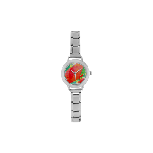 Poppy and Dots Women's Italian Charm Watch(Model 107)