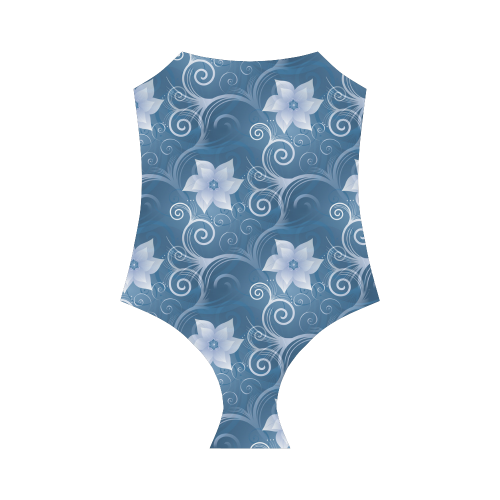 Ocean Of Flowers Strap Swimsuit ( Model S05)