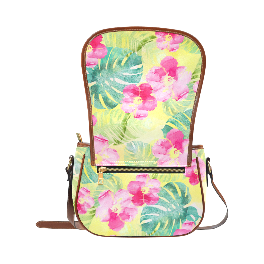 Tropical Dream Saddle Bag/Large (Model 1649)