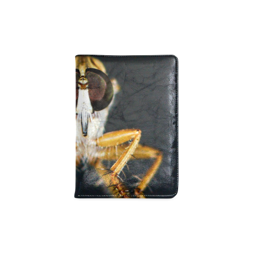 Close up macro of a Robber Fly - Efferia albibarbis Custom NoteBook A5